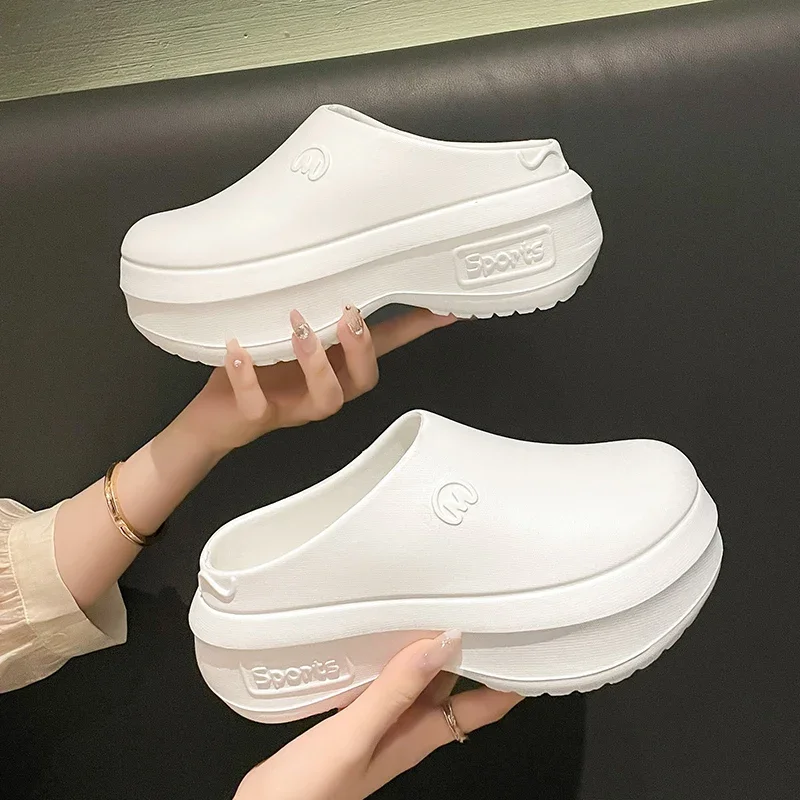 Women Shoes Wedges - Women's Summer Thick Soled Slippers EVA