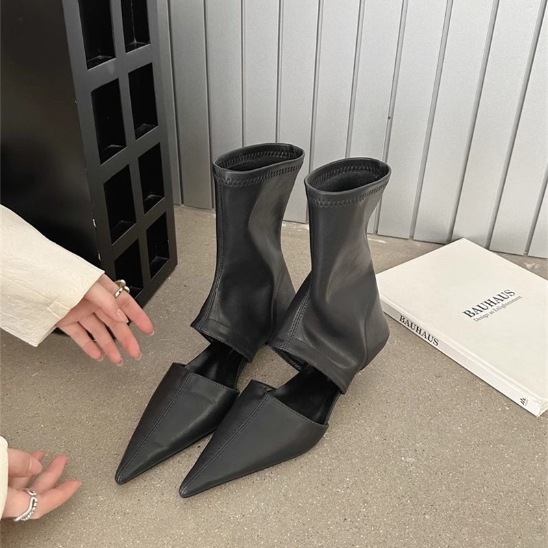 New Black Pointed Hollowed Out – Women Shoes Black Bewertung und Preis