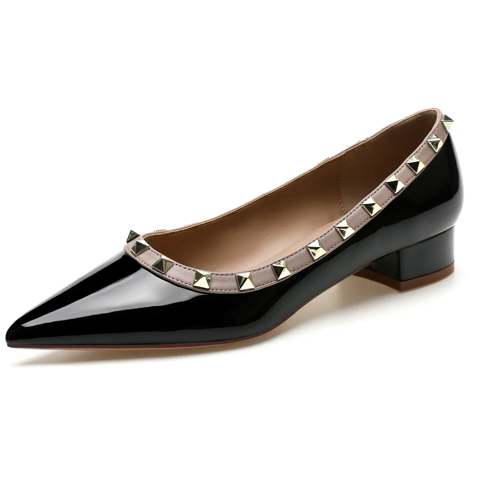 【Measure Your Feet Length Befo – Low Block Heel Pump Bewertung und Preis