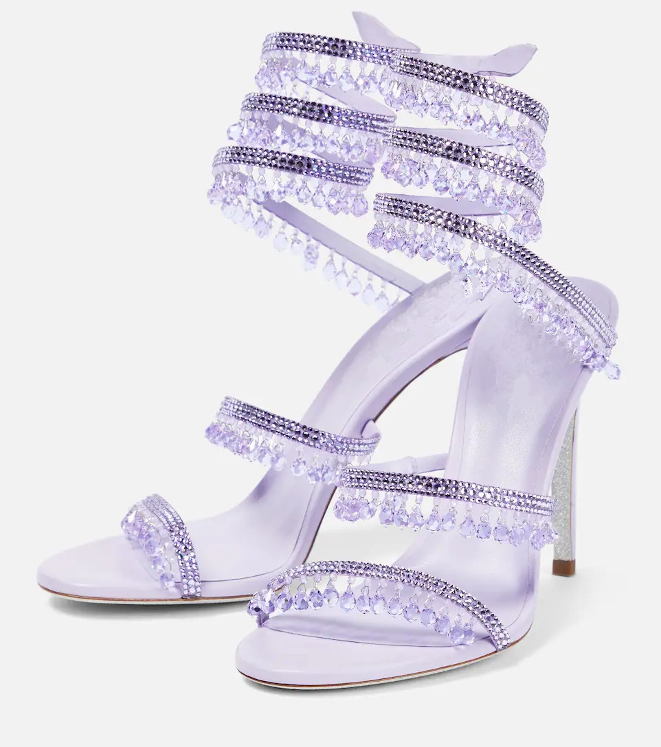 Sexy Green Crystal Fringe Stil – Peep Toe Heels Bewertung und Preis