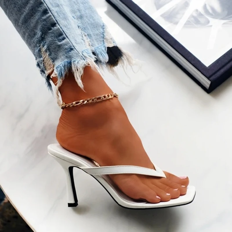 Stylish Women's Heel Flip Flop – Women Shoes Black Bewertung und Preis