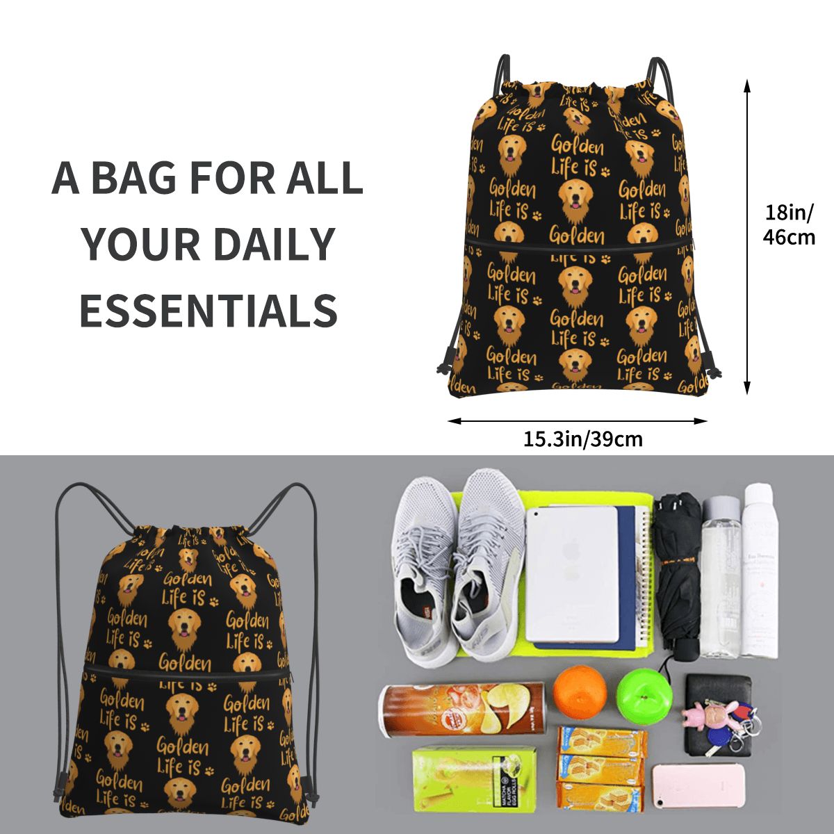 GOLDEN RETRIEVER Quote Backpac – Women Shoes Quote Bewertung und Preis