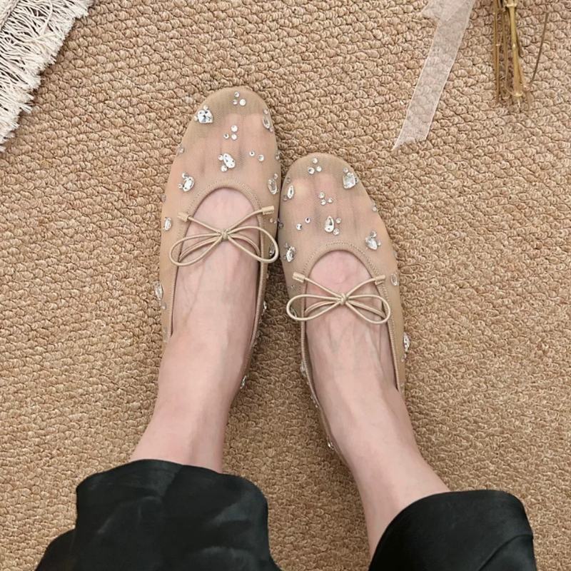 Diamond Luxury Mesh Mules Sand – Mary Jane Shoes Bewertung und Preis