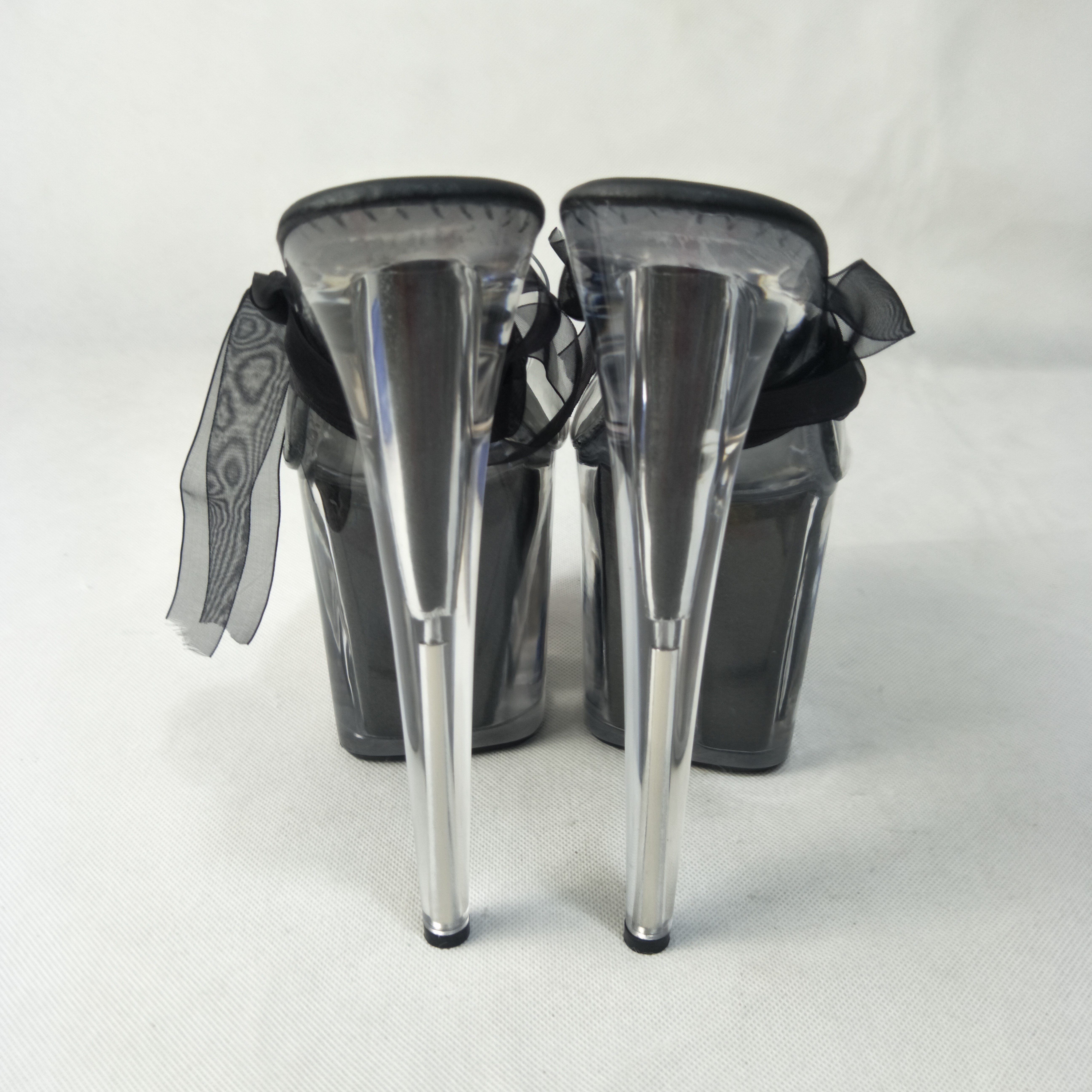 20 cm sexy stiletto heels, sat – Clear Strap Heel Bewertung und Preis