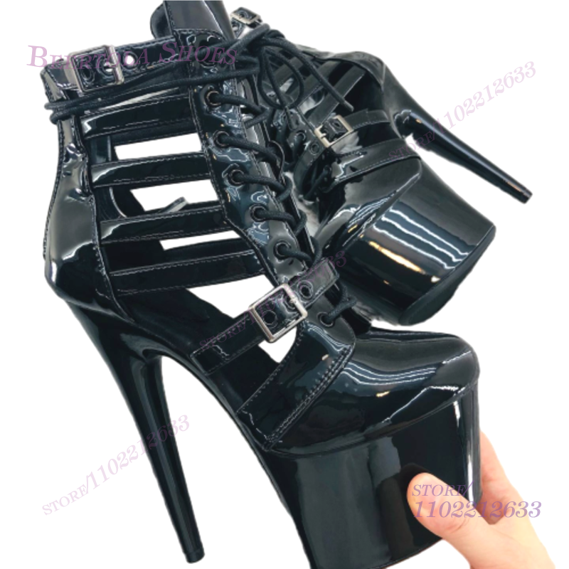 Pink Patent Leather Striped Ho – Women Shoes Black Bewertung und Preis