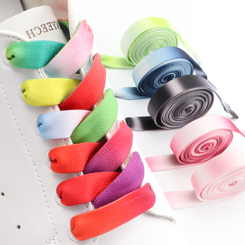 Rainbow Gradient Flat Shoelace – Women Shoes Mk Bewertung und Preis