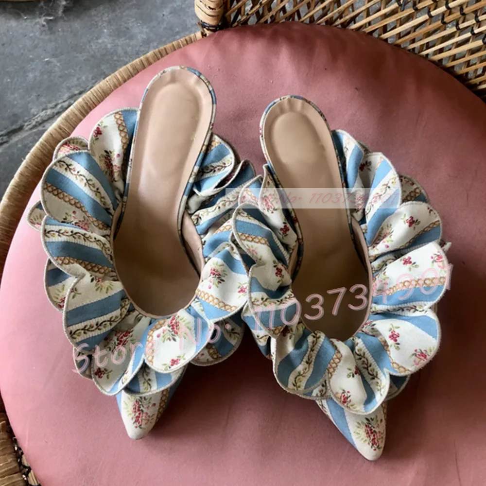 White Flower Satin Pointed Toe – Women Shoes Zara Bewertung und Preis