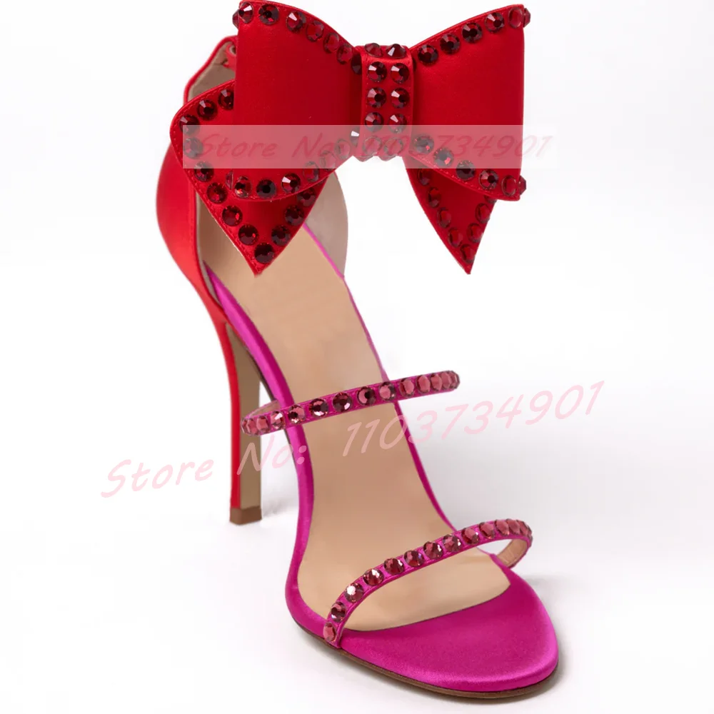 Butterfly-knot Crystals Clear  – Clear Strap Heel Bewertung und Preis