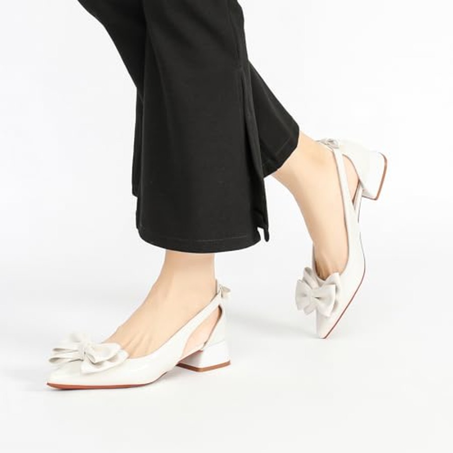 Slingback Jane Heels for Women – Low Block Heel Pump Bewertung und Preis