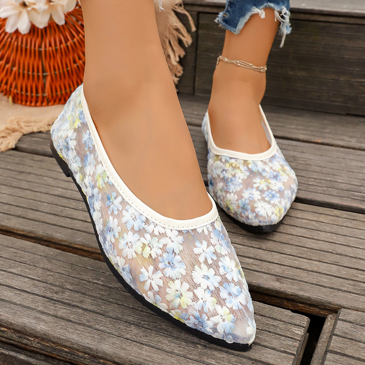 Summer Elegant Flower Low Heel – Mary Jane Shoes Bewertung und Preis