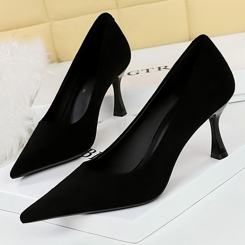 BIGTREE Shoes Suede Black Wome – Women Shoes Zara Bewertung und Preis