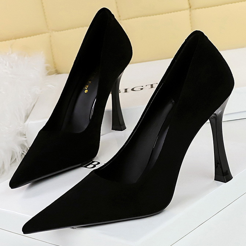 BIGTREE Shoes Suede Black Wome – Women Shoes Zara Bewertung und Preis