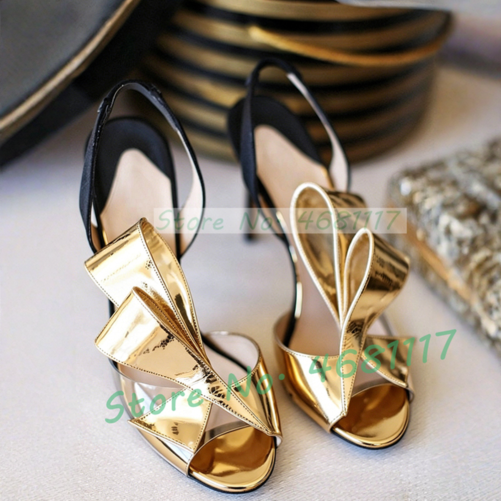 Satin Bow Back Strap High Heel – Clear Strap Heel Bewertung und Preis