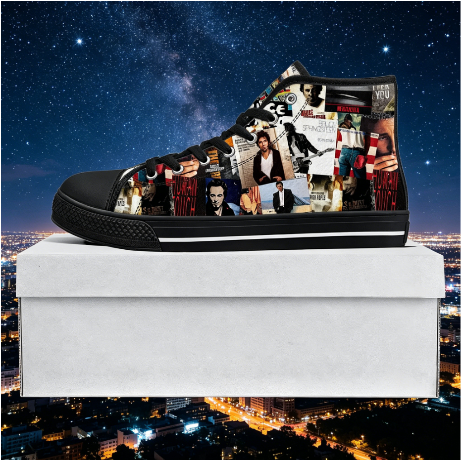 Born To Run Custom High Top Sh – Women Shoes Quote Bewertung und Preis