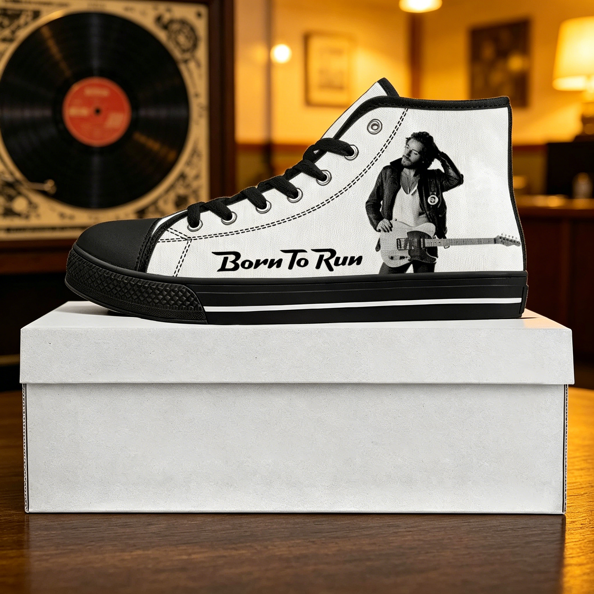 Born To Run Custom High Top Sh – Women Shoes Quote Bewertung und Preis