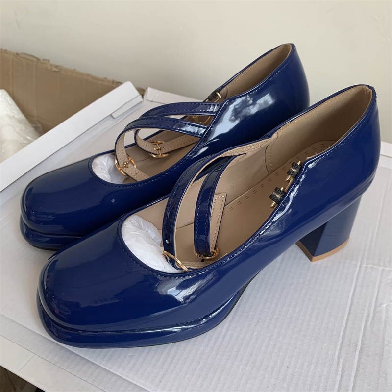 Elegant High Heels Pumps Women – Women'S Shoes Navy Blue Bewertung und Preis