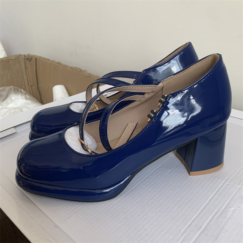 Elegant High Heels Pumps Women – Women'S Shoes Navy Blue Bewertung und Preis