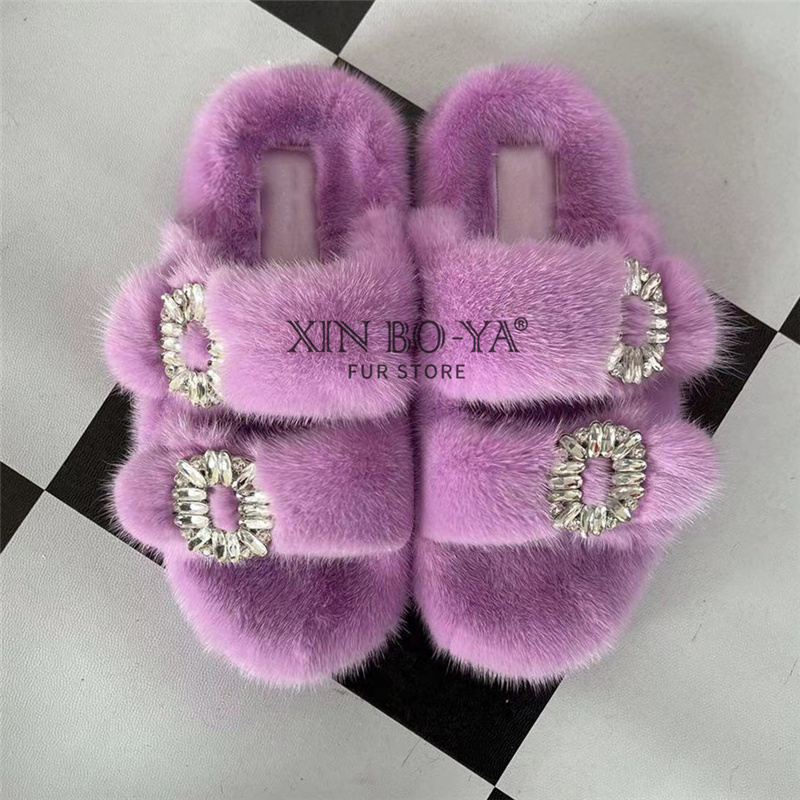 Mink Slippers Winter Women's S – Women Shoes Mk Bewertung und Preis