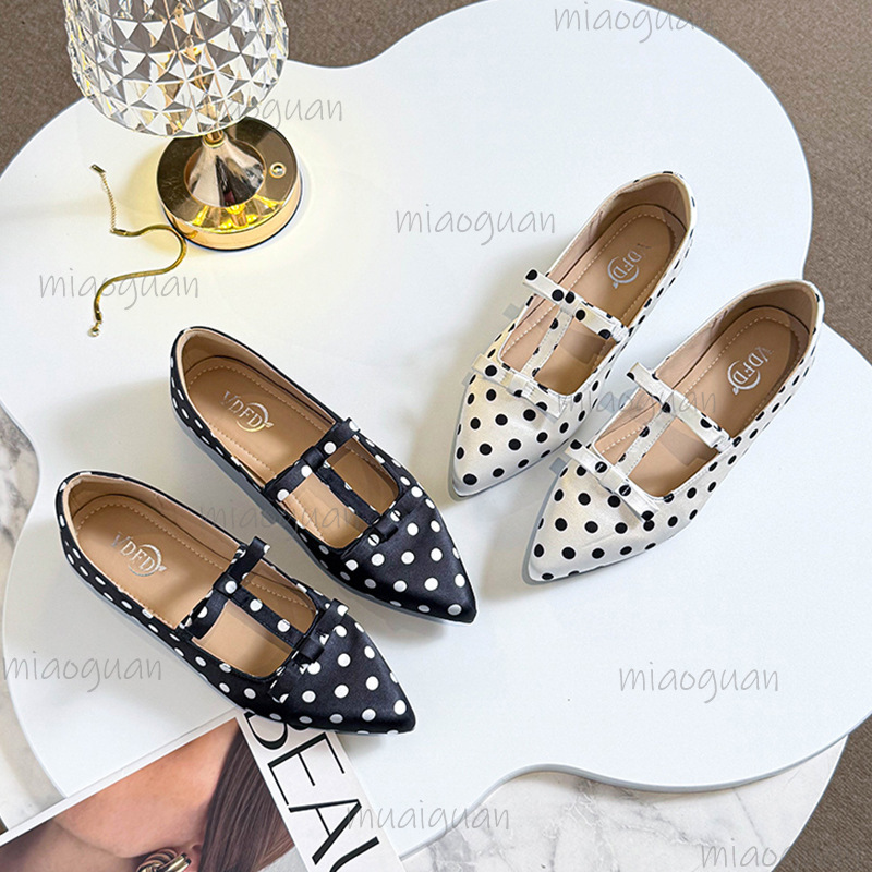 Fashion Polka Dot Flats Footwe – Mary Jane Shoes Bewertung und Preis