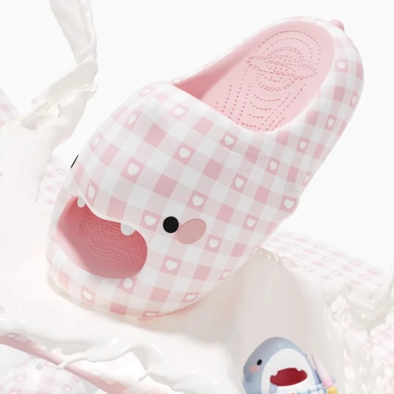 Shark Slippers Men Plaid Dot S – Women'S Shoes Cloud Bewertung und Preis