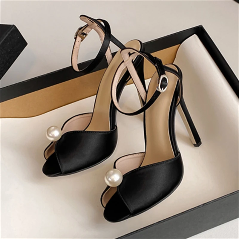 Eilyken Sexy String Bead Open  – Peep Toe Heels Bewertung und Preis