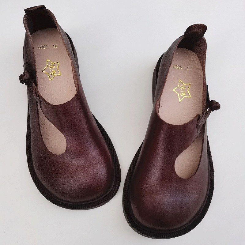 Careaymade-Genuine leather big – Women Shoes Black Bewertung und Preis