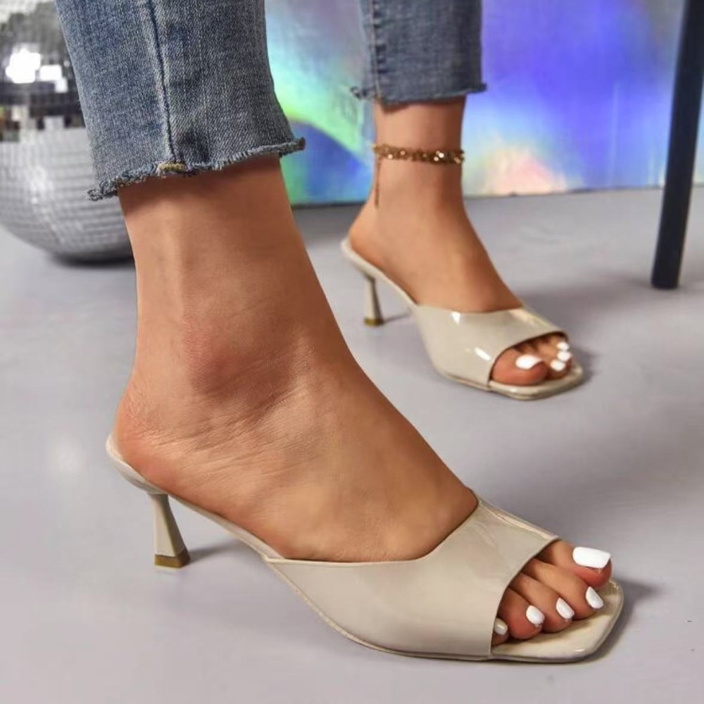 Fashion Fish Mouth Slippers Su – Peep Toe Heels Bewertung und Preis