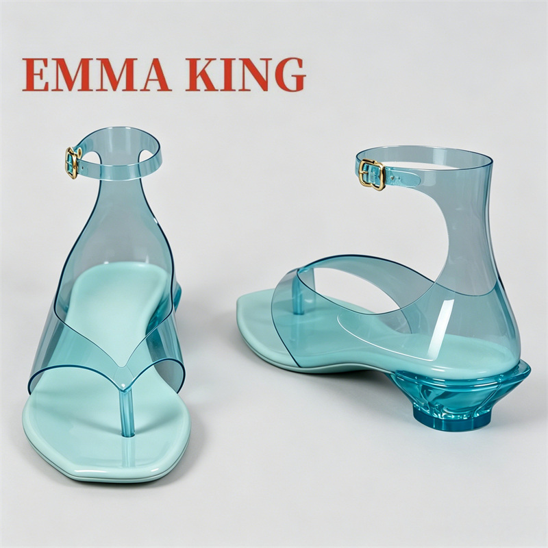 Women's Thong Jelly Sandals,20 – Clear Strap Heel Bewertung und Preis