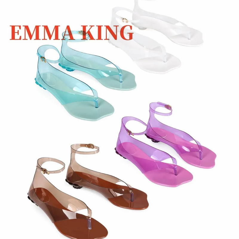 Women's Thong Jelly Sandals,20 – Clear Strap Heel Bewertung und Preis