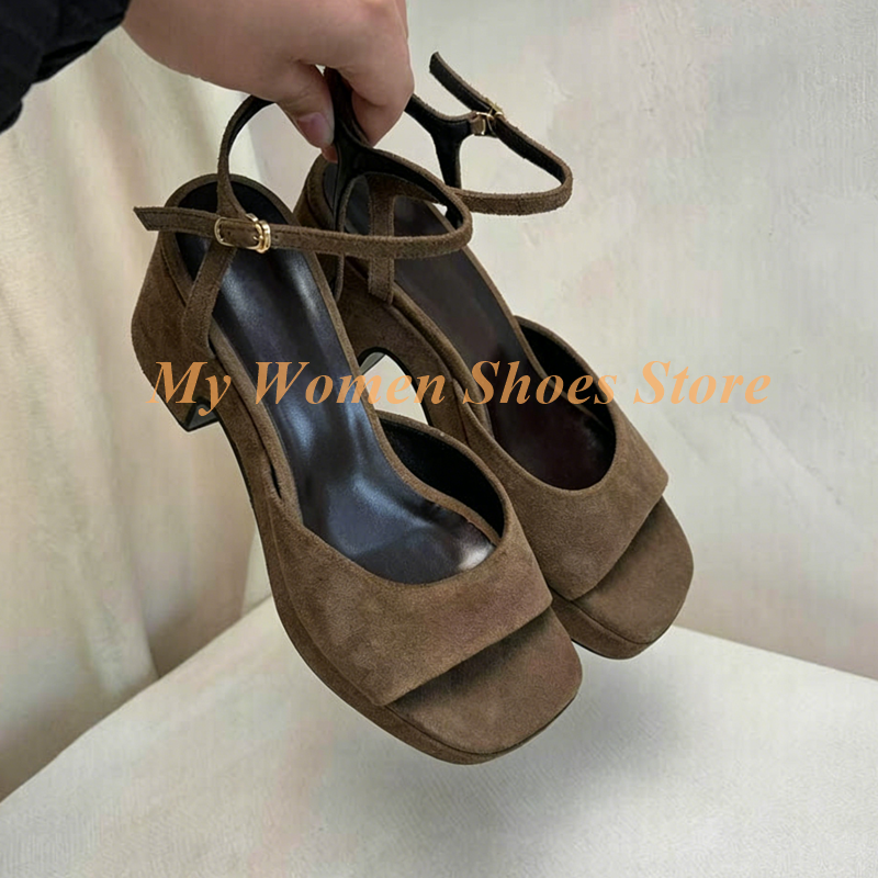 Chunky Heel Square Toe Suede S – Women Shoes Black Bewertung und Preis