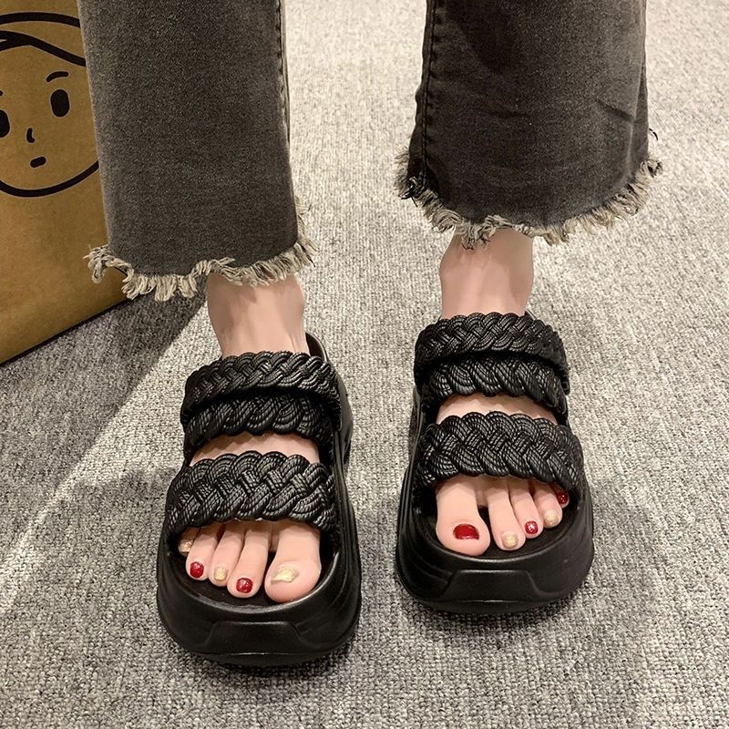 Women Platform Slippers Thick  – Women Shoes Wedges Bewertung und Preis