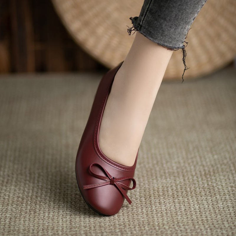 Elegant Bowknot Flat Shoes for – Women Shoes Black Bewertung und Preis
