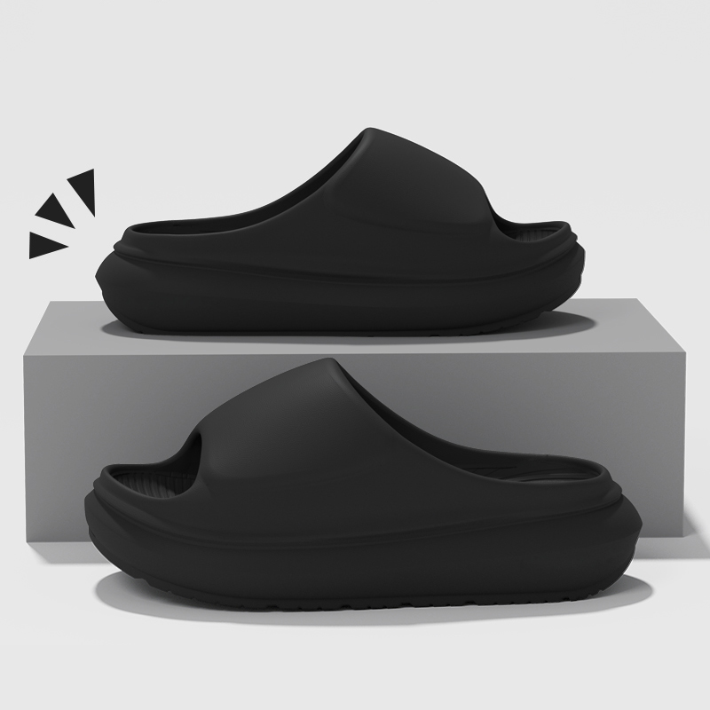 Solid Color Thick Bottom Slipp – Women Shoes Wedges Bewertung und Preis