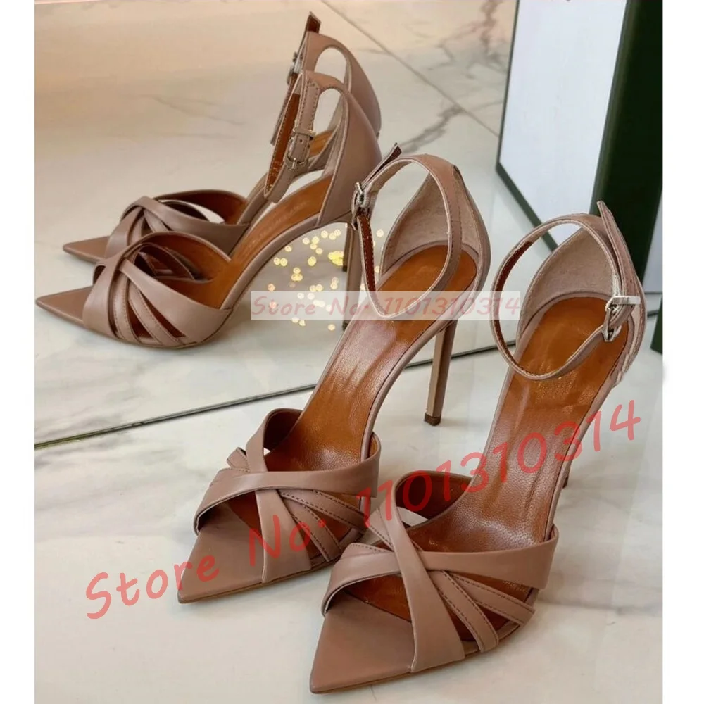 Nude Cross Strap High Heels Sa – Women Shoes Zara Bewertung und Preis