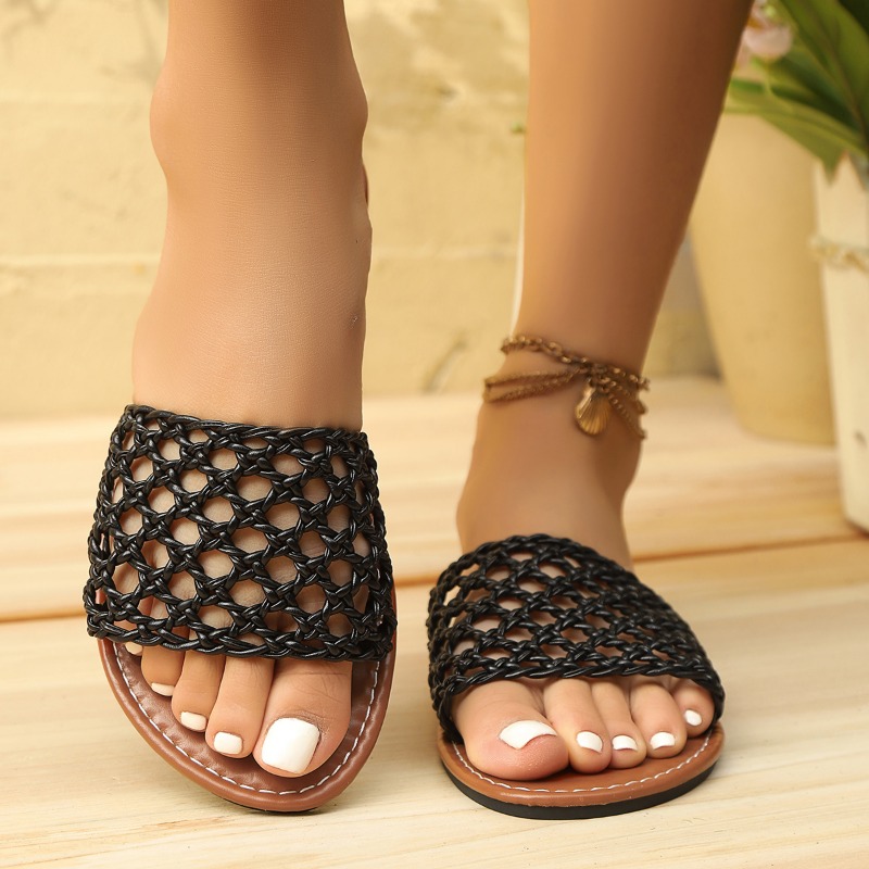 Women's Fashion Weaved Slipper – Women Shoes Mk Bewertung und Preis