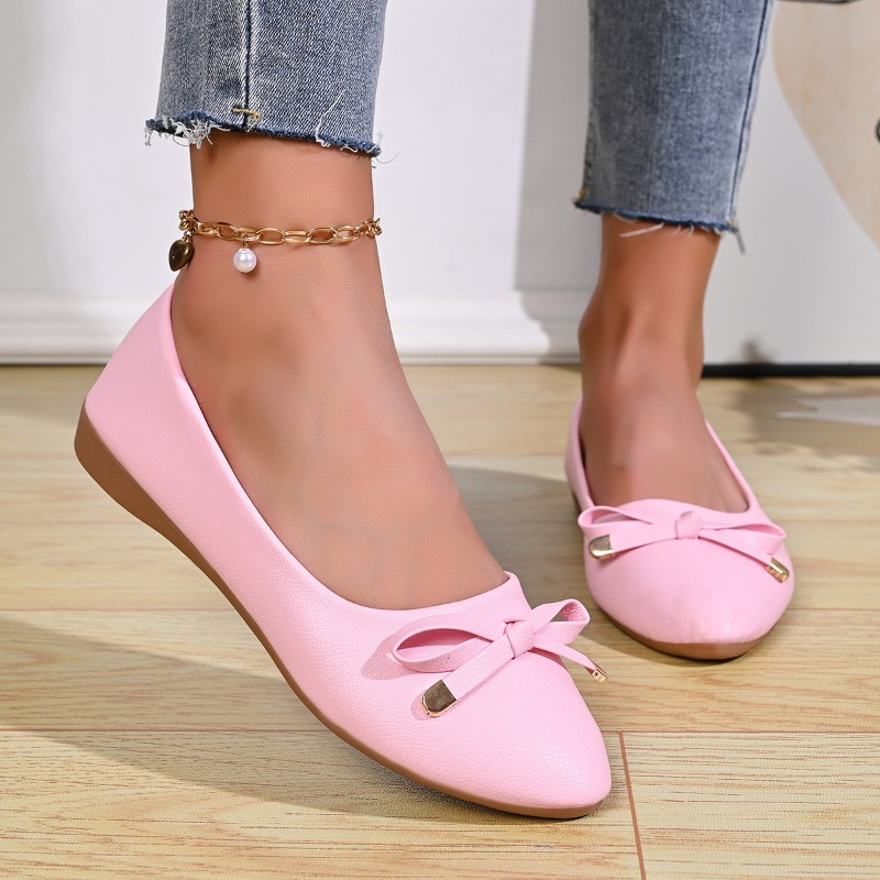 Bow Shallow Mouth Soft Sole Co – Women Shoes Wedges Bewertung und Preis