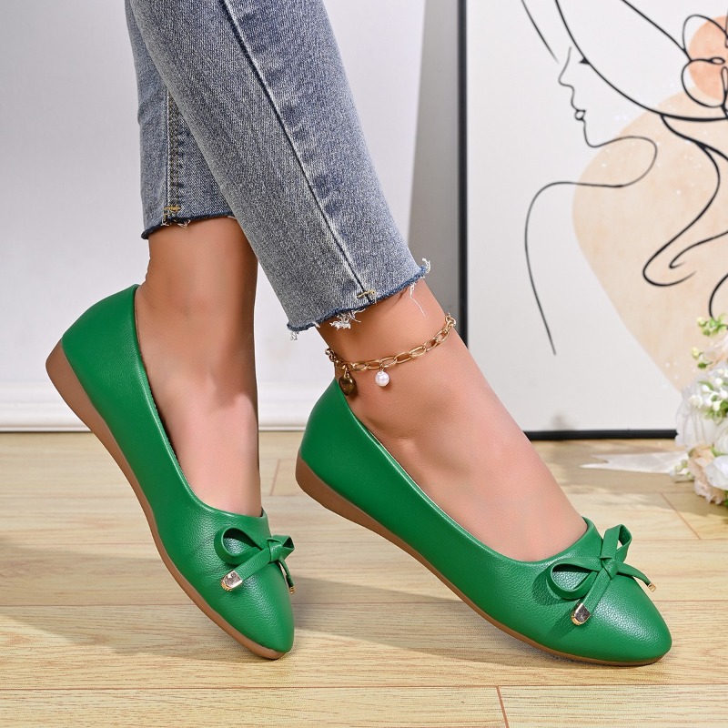 Bow Shallow Mouth Soft Sole Co – Women Shoes Wedges Bewertung und Preis