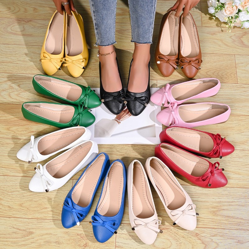 Bow Shallow Mouth Soft Sole Co – Women Shoes Wedges Bewertung und Preis
