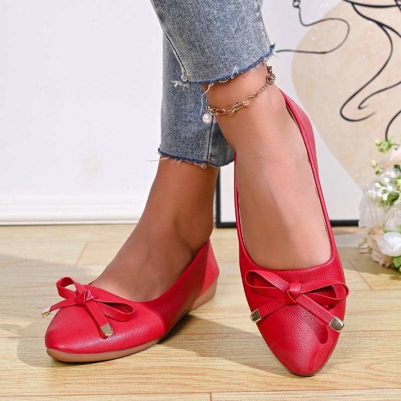 Bow Shallow Mouth Soft Sole Co – Women Shoes Wedges Bewertung und Preis