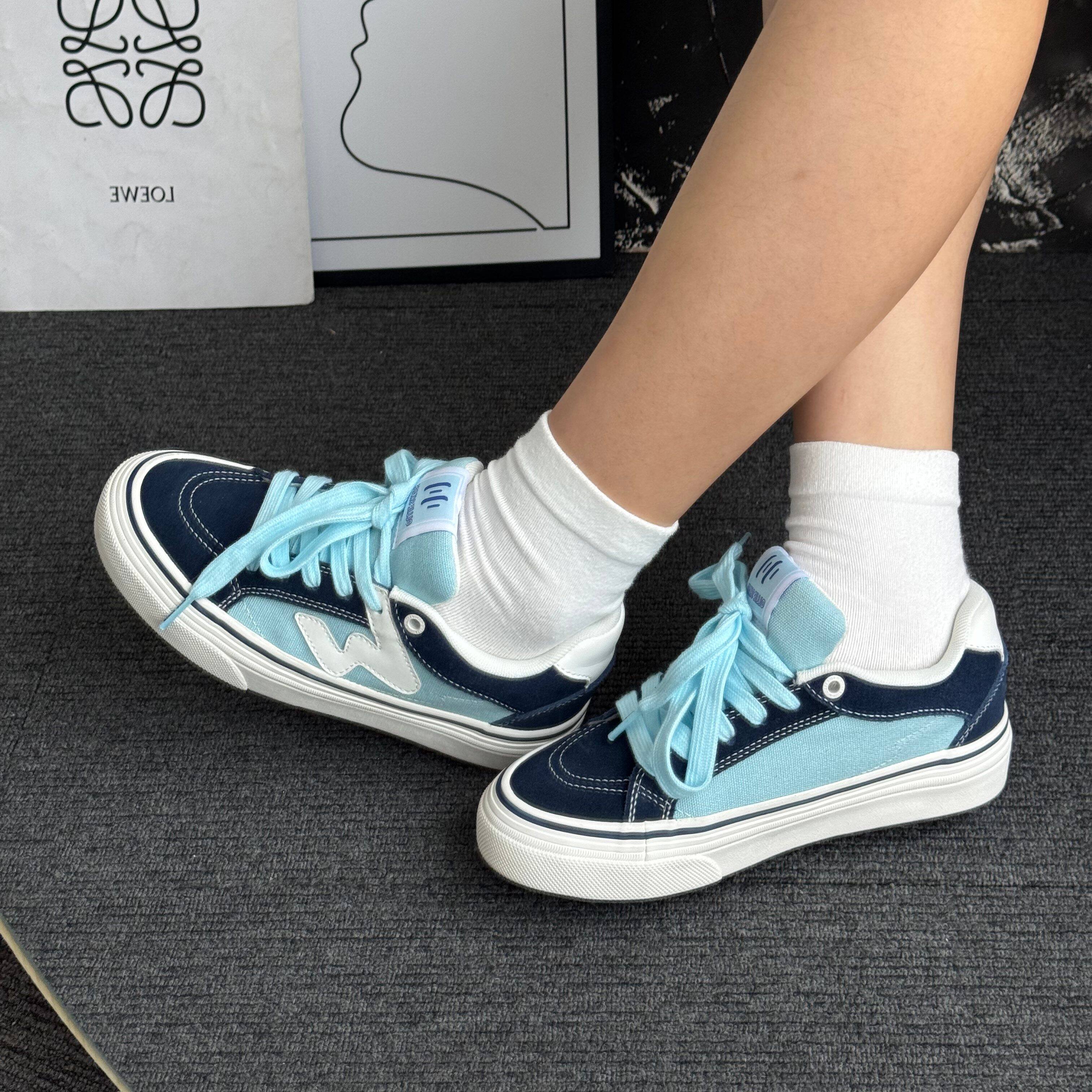 Ollieskate Navy Blue Suede Can – Women'S Shoes Navy Blue Bewertung und Preis