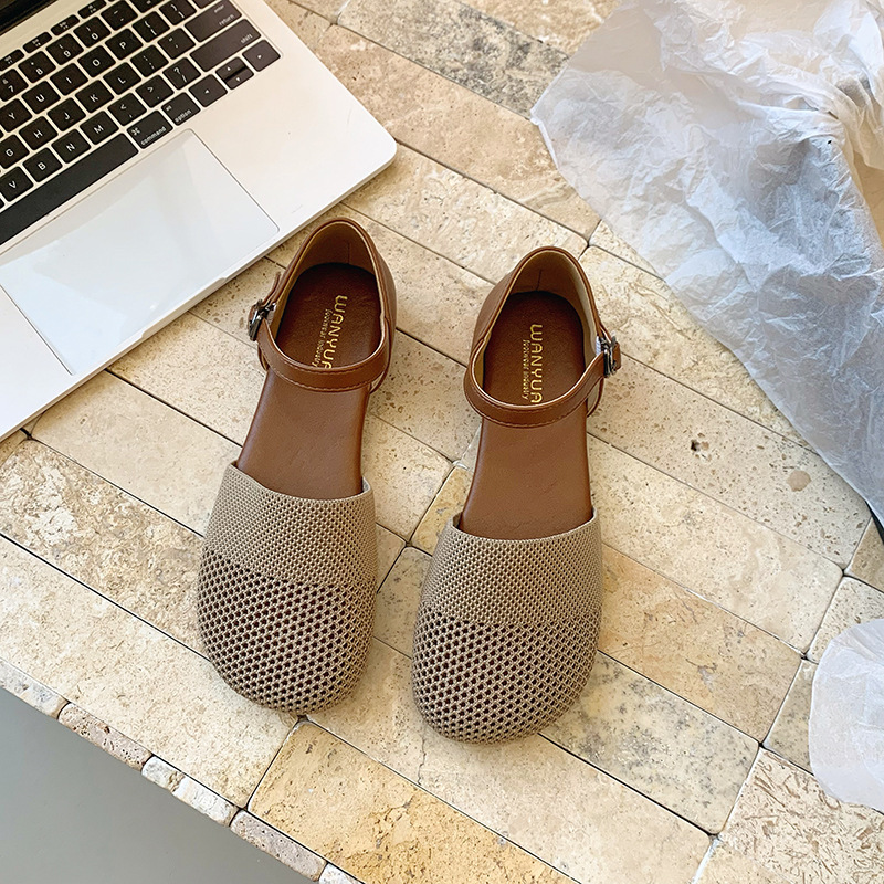 2025 New Spring Summer Mesh Sa – Women Shoes Black Bewertung und Preis