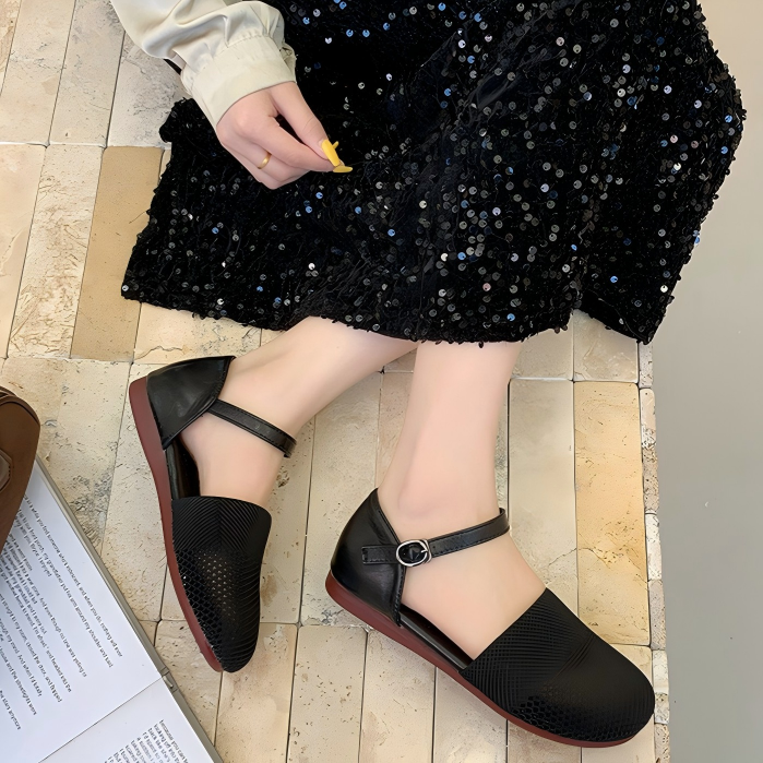 2025 New Spring Summer Mesh Sa – Women Shoes Black Bewertung und Preis