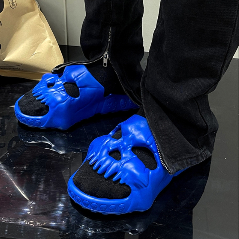 Summer Men Skull Slipper Y2k C – Women'S Shoes Cloud Bewertung und Preis