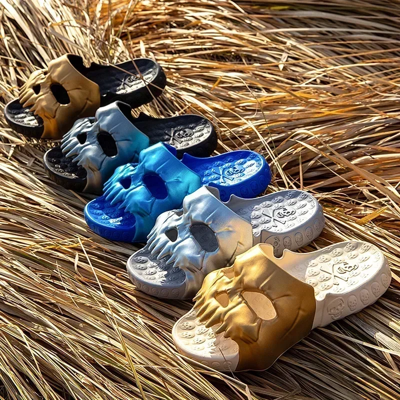 Summer Men Skull Slipper Y2k C – Women'S Shoes Cloud Bewertung und Preis