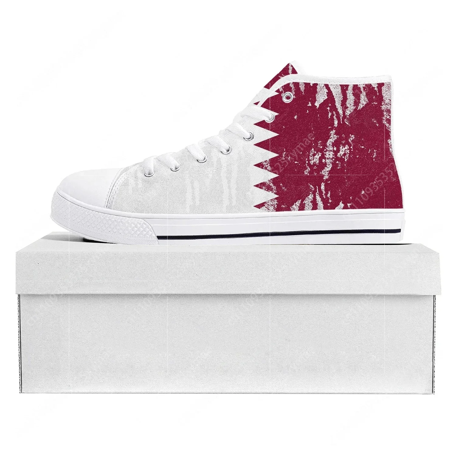 Qatar Flag High Top High Quali – Women Shoes Qatar Bewertung und Preis
