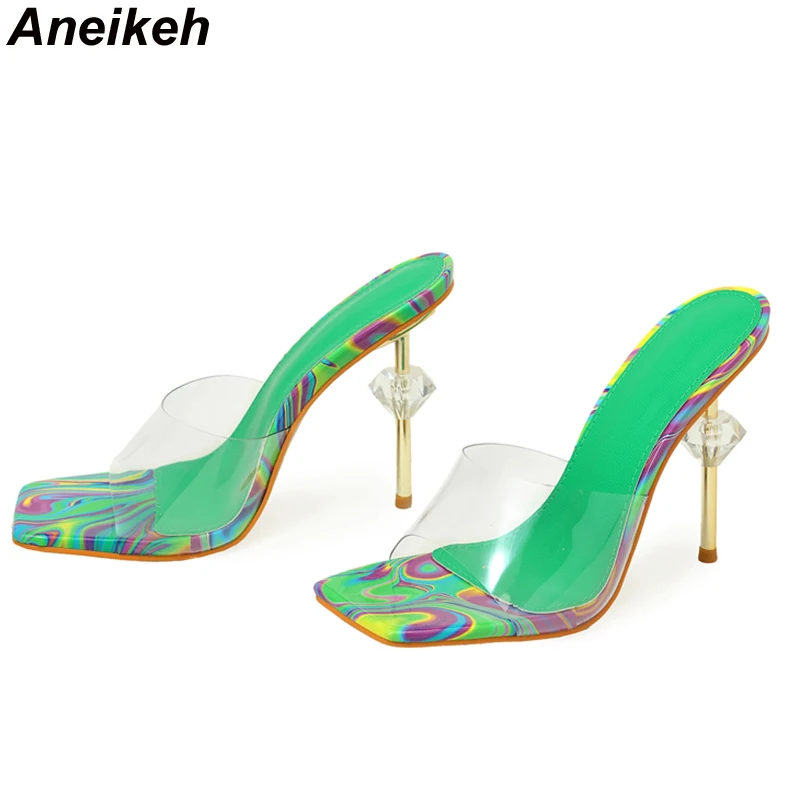 Aneikeh NEW Sexy Strange Trans – Clear Strap Heel Bewertung und Preis