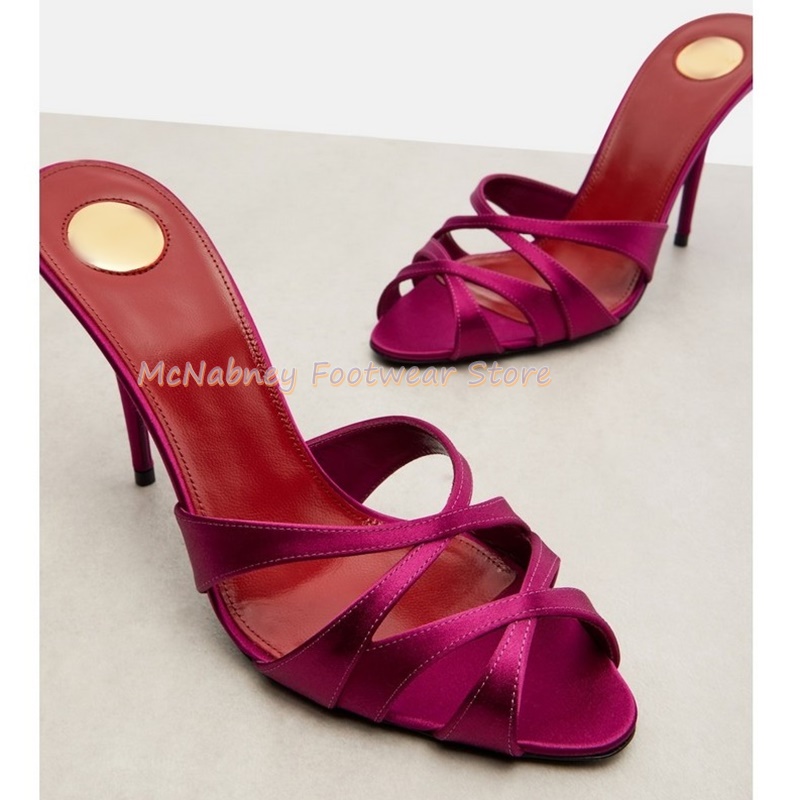 Pointed Stilettos Satin Fabric – Women'S Shoes Clogs Bewertung und Preis